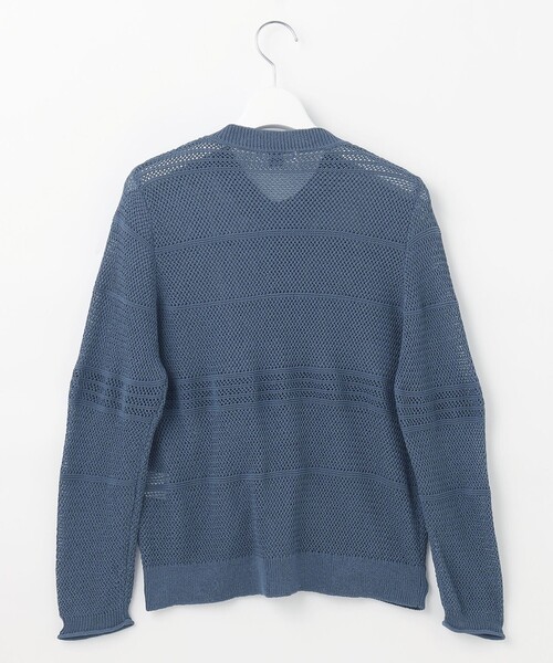 カーディガン PATTERN MESH クルーネック レディース : ZOZOTOWN