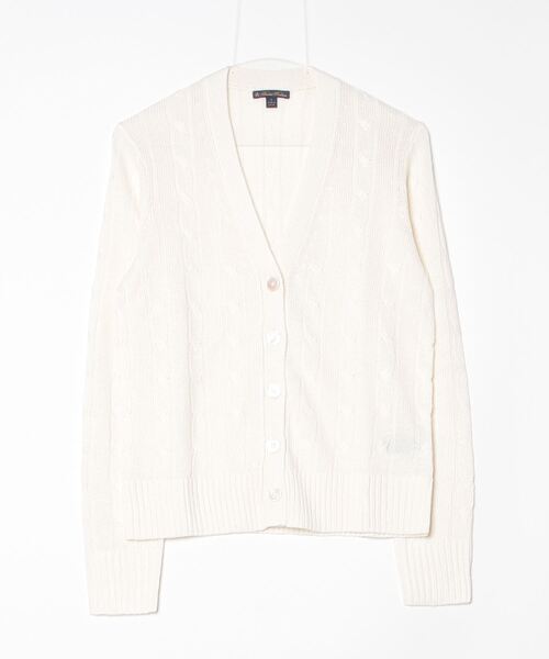 極美品 Brooks Brothers リネン 麻 カーディガン ニット L ◇オンラインストア限定◇ギマコットン Vネックカーディガン