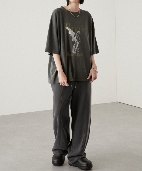 tシャツ 「Alfred Alex」ヴィンテージメイクデザイン ビッグピグメント