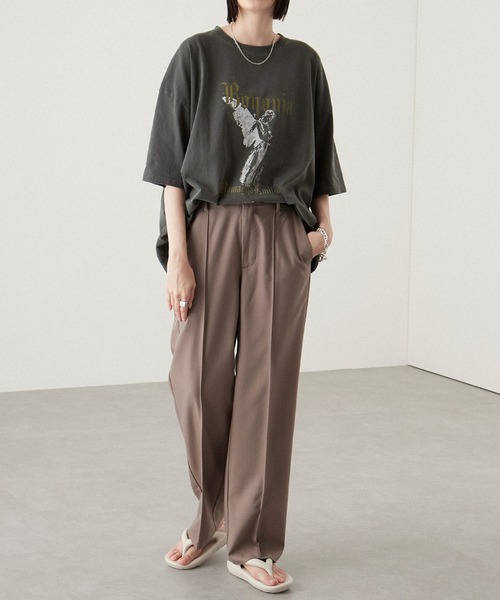 tシャツ 「Alfred Alex」ヴィンテージメイクデザイン ビッグピグメント