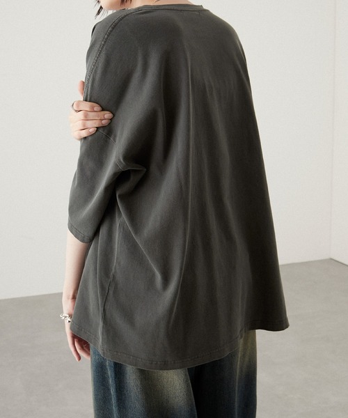 tシャツ 「Alfred Alex」ヴィンテージメイクデザイン ビッグピグメント