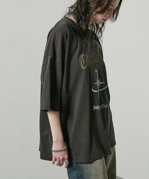 tシャツ 「Alfred Alex」ヴィンテージメイクデザイン ビッグピグメント