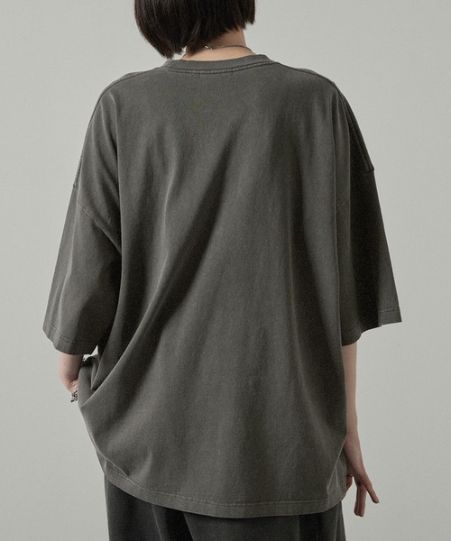 tシャツ 「Alfred Alex」ヴィンテージメイクデザイン ビッグピグメント