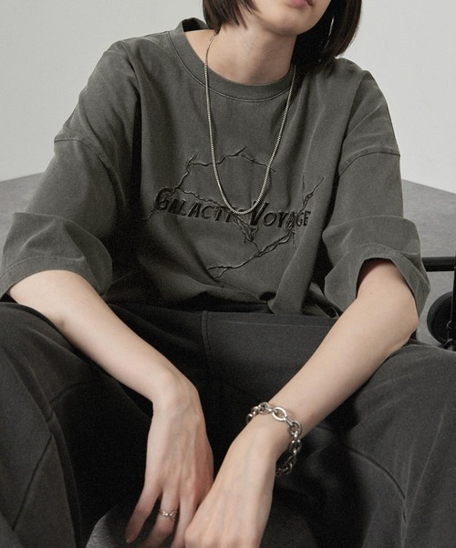 tシャツ 「Alfred Alex」ヴィンテージメイクデザイン ビッグピグメント