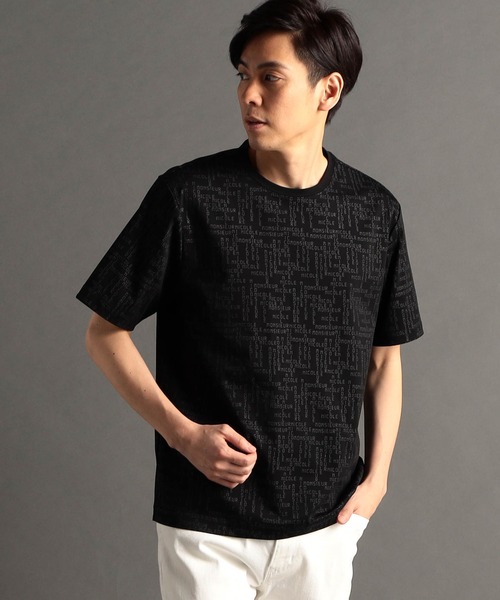 MONSIEUR NICOLE（ムッシュニコル） tシャツ ロゴグラフィック 半袖T