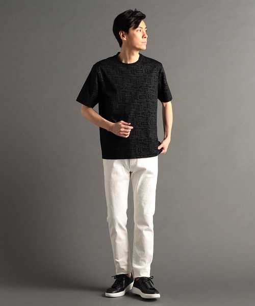 MONSIEUR NICOLE（ムッシュニコル） tシャツ ロゴグラフィック 半袖T