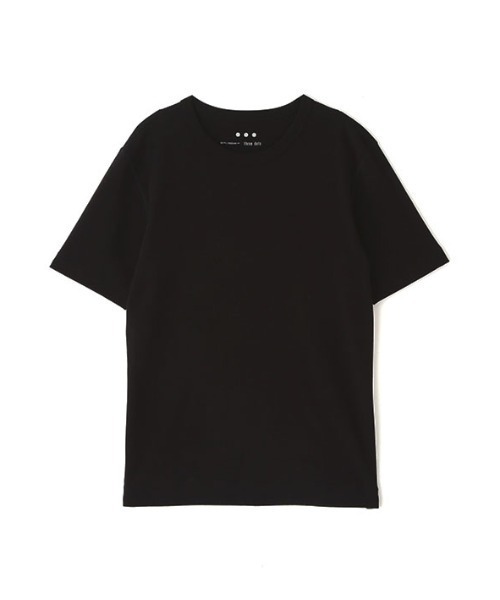 ETRE TOKYO three dots オーガニックコットンUネックTee three dots オーガニックコットンUネックロンTee(S WHITE
