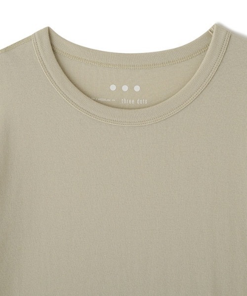 ETRE TOKYO tシャツ three dots オーガニックコットンクルー