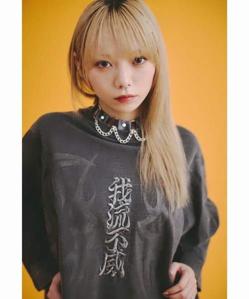 トップス GALFY 👉New Arrival GALFY ・ “GALFY DAYo ボーダー Tee” Color:Black