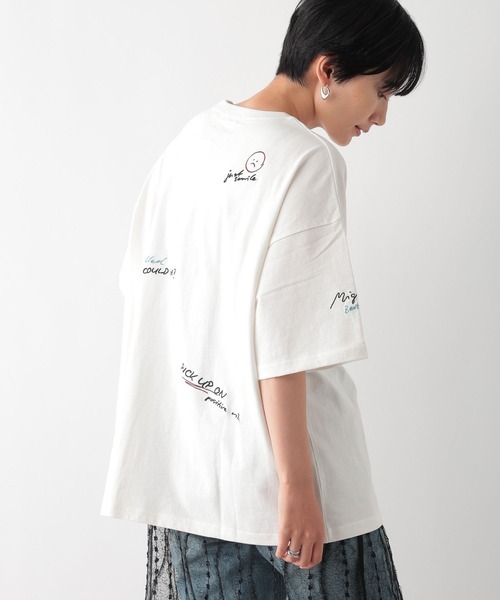 LEPSIM tシャツ リメイク風刺繍T 138739 レディース : ZOZOTOWN
