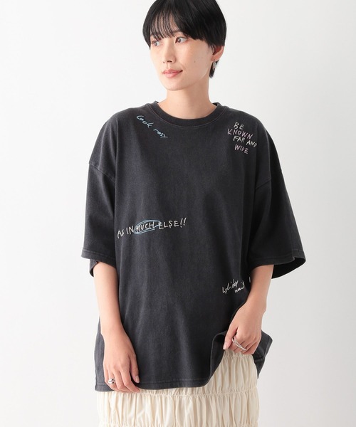 LEPSIM tシャツ リメイク風刺繍T 138739 レディース : ZOZOTOWN