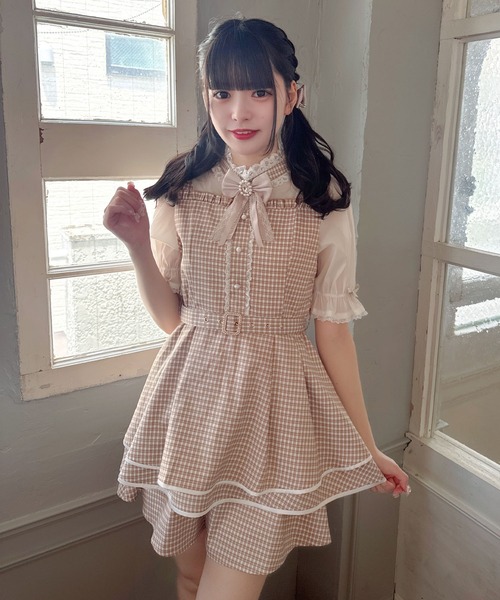 ROJITA（ロジータ） セットアップ ベルト付きレイヤードセットアップ