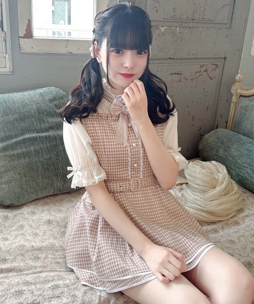 ROJITA（ロジータ） セットアップ ベルト付きレイヤードセットアップ