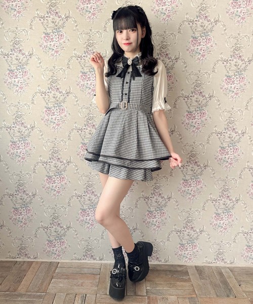 ROJITA（ロジータ） セットアップ ベルト付きレイヤードセットアップ