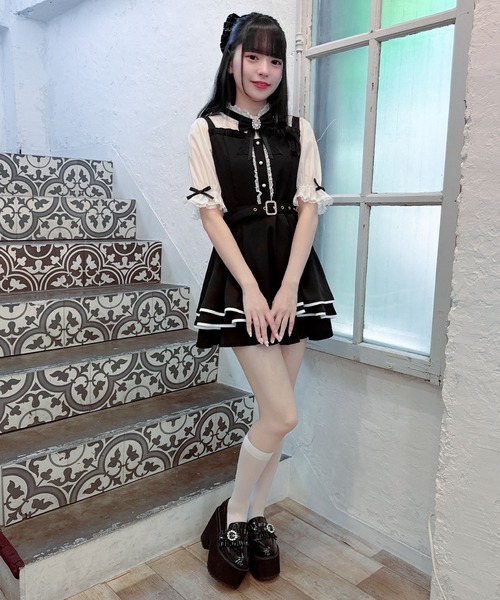 ROJITA（ロジータ） セットアップ ベルト付きレイヤードセットアップ