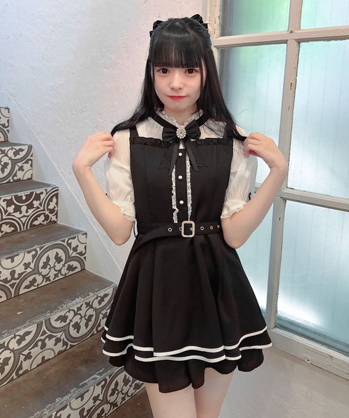 ROJITA（ロジータ） セットアップ ベルト付きレイヤードセットアップ