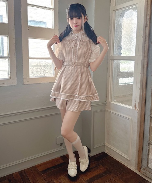 ROJITA（ロジータ） セットアップ ベルト付きレイヤードセットアップ