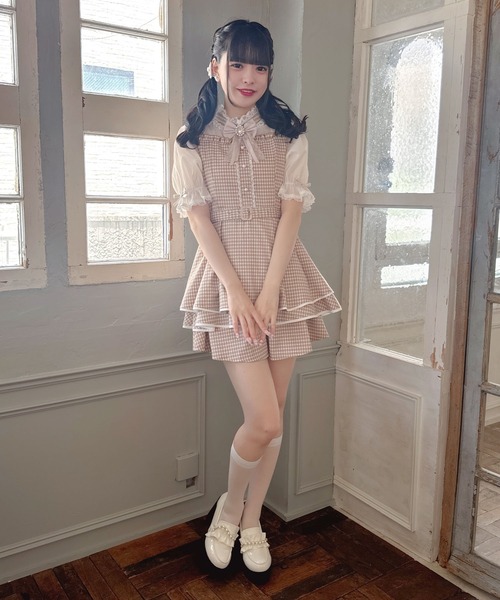 ROJITA（ロジータ） セットアップ ベルト付きレイヤードセットアップ