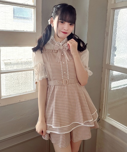 ROJITA（ロジータ） セットアップ ベルト付きレイヤードセットアップ