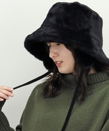 tiit tokyo 新品　ファー帽子 QUEENHEAD 帽子 ハット ファードックイヤーハット レディース