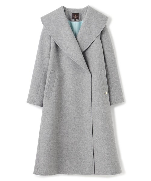 TOCCA ダウンコート ダウンジャケット LOOFAH ショールカラーウール