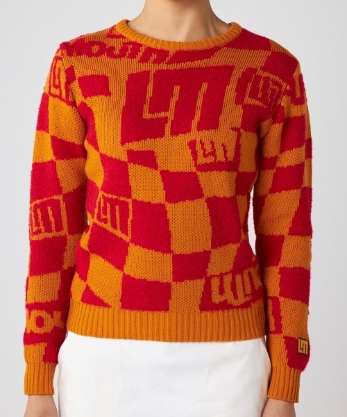 ニット セーター LOUDMOUTH/ラウドマウス ゴルフウェア ブランド ロゴ