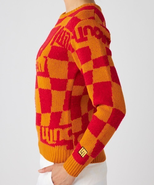 ニット セーター LOUDMOUTH/ラウドマウス ゴルフウェア ブランド ロゴ