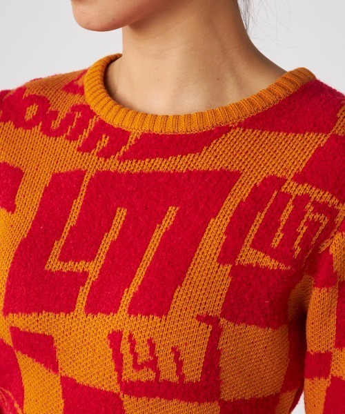 ニット セーター LOUDMOUTH/ラウドマウス ゴルフウェア ブランド ロゴ