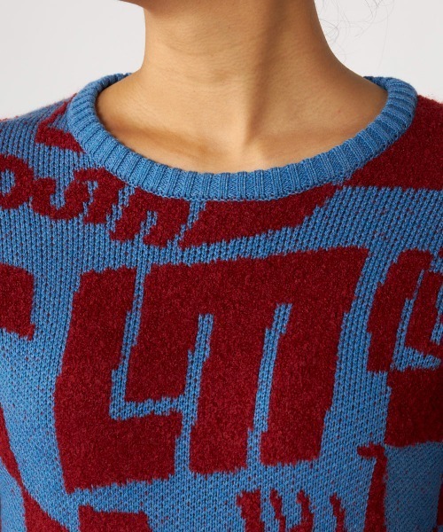 ニット セーター LOUDMOUTH/ラウドマウス ゴルフウェア ブランド ロゴ