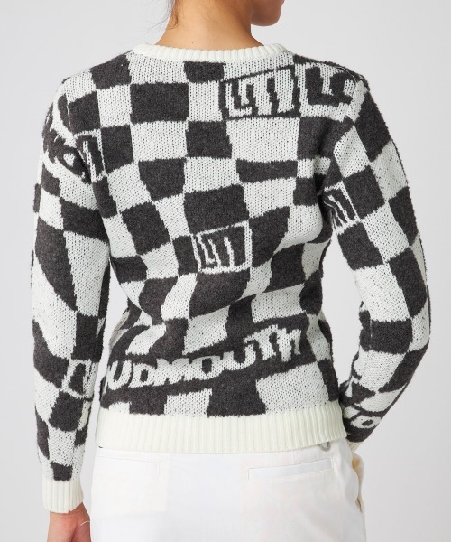 ニット セーター LOUDMOUTH/ラウドマウス ゴルフウェア ブランド ロゴ