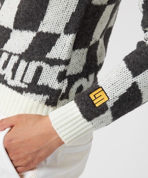 ニット セーター LOUDMOUTH/ラウドマウス ゴルフウェア ブランド ロゴ