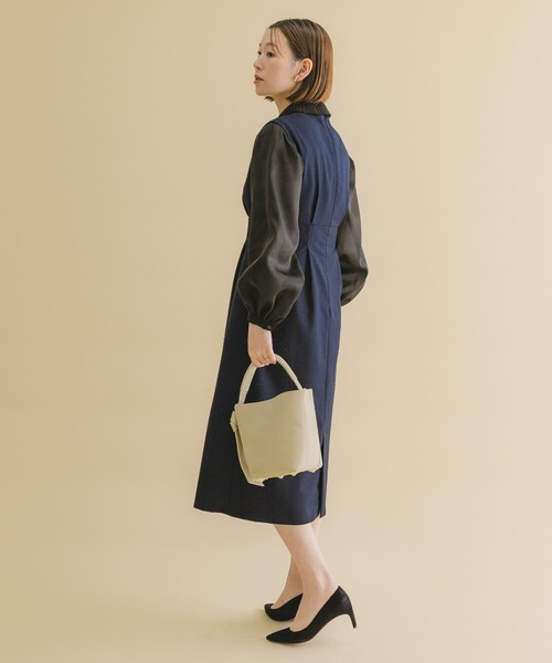 URBAN RESEARCH ROSSO WOMEN シアーブラウス付きドレス セール】チュールシアードレス（ドレス）｜URBAN RESEARCH ROSSO