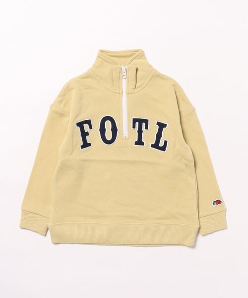 FRUIT OF THE LOOM トレーナー ハーフジップスウェット キッズ