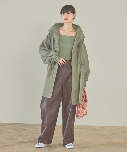 LAKOLE（ラコレ） ニット セーター 12ゲージリブスクエアネックプル