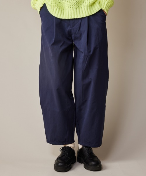 チノパン R. : Wide Leg Pleats Pants メンズ レディース_2