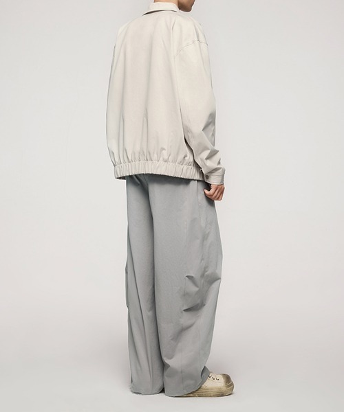 チノパン R. : Wide Leg Pleats Pants メンズ レディース_17