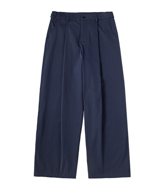 チノパン R. : Wide Leg Pleats Pants メンズ レディース_20