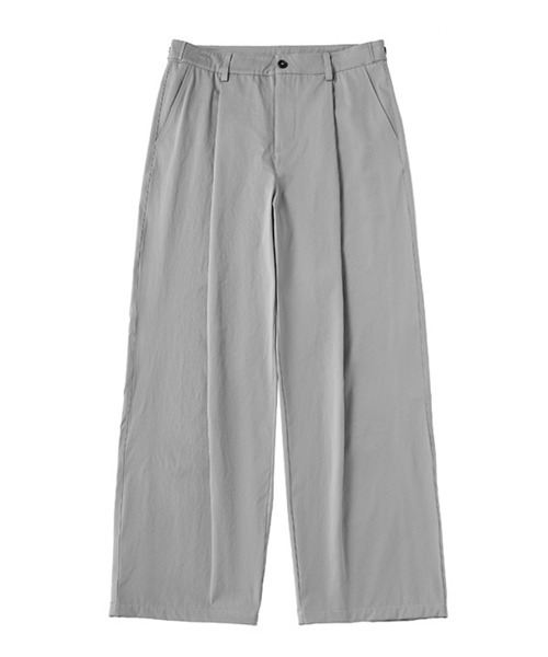チノパン R. : Wide Leg Pleats Pants メンズ レディース_19