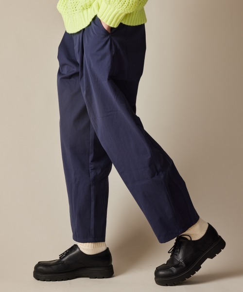 チノパン R. : Wide Leg Pleats Pants メンズ レディース_6