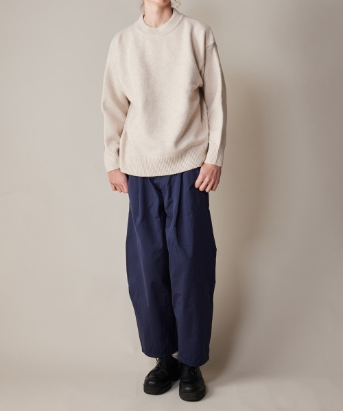 チノパン R. : Wide Leg Pleats Pants メンズ レディース_13