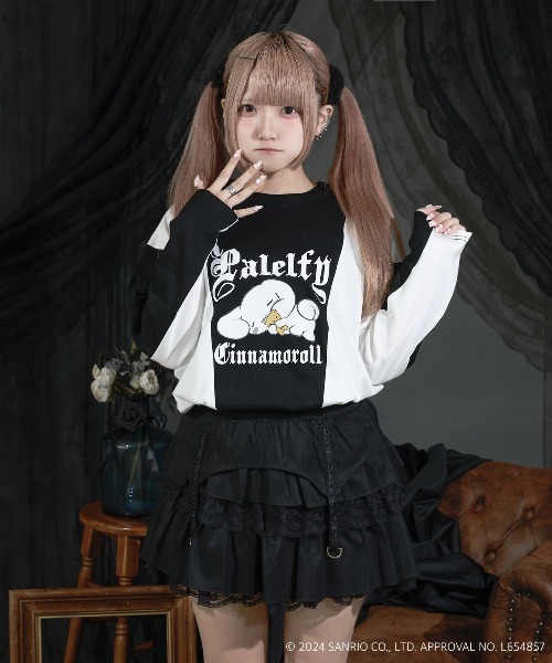 Pal elfy tシャツ シナモロール すやすやロンT レディース : ZOZOTOWN