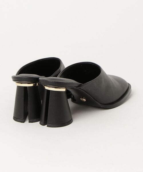 【新品未使用】本革Charles&Keith ミュール37 CHARLES ＆ KEITH 「charles&keith」 ミュール 37 ブラック