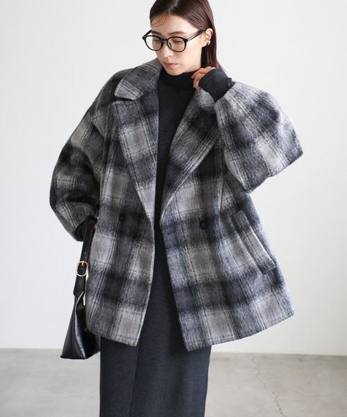 select MOCA コート チェスターコート コクーンスリーブミドル