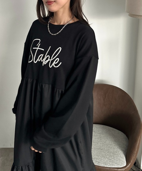 apres jour mignon（アプレジュールミニョン） ワンピース リメイク風