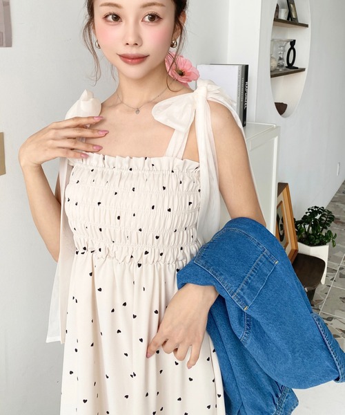 極美品✨ミミソル　ワンピース　水玉ドット　150 イタリア製 シャーリング 半袖 シャーリングドットワンピース水着 | レディースファッション
