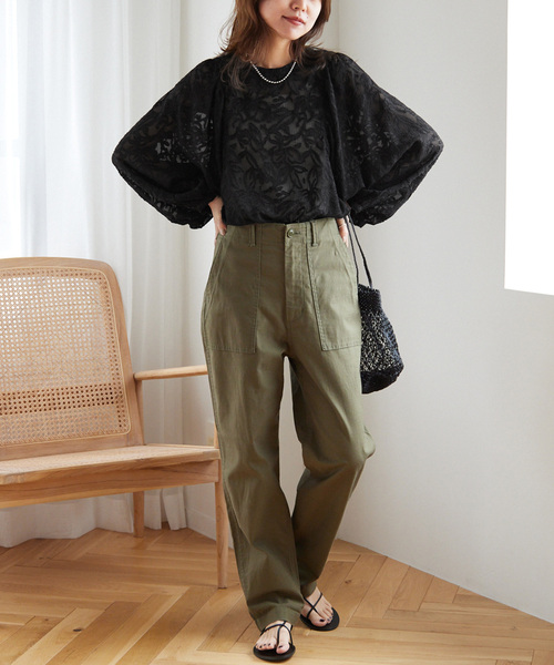 第一ネット JOURNAL STANDARD relume 「JOURNAL relume」 7分袖ブラウス トップス