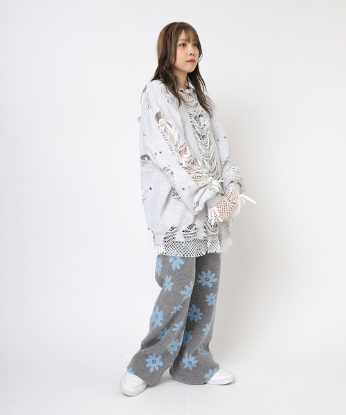 レア【アールエヌエー】JUNKぬいぐるみトレーナー スウェット オーバーサイズ RNA（アールエヌエー）の「M2366 JUNKヌイグルミプリント