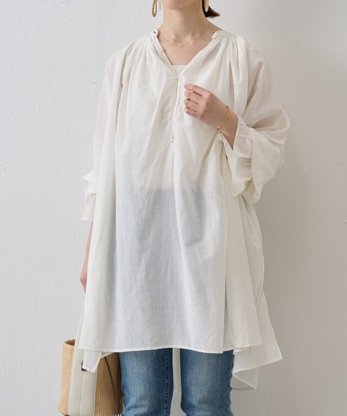 BEARDSLEY ホワイト 長袖ブラウス S 新品未使用