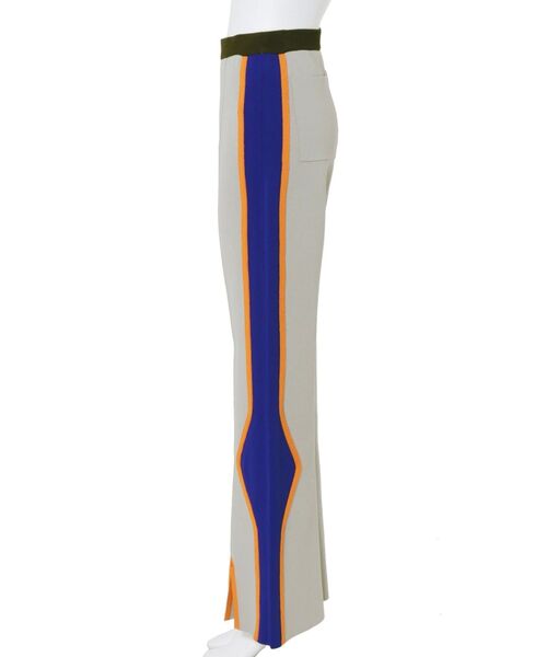 新品タグ付きUN3D．定価36300円ウェーブニットパンツ UN3D.（アンスリード） パンツ MULTICOLOR WAVE LINE KNIT PT / マルチ