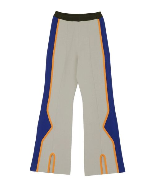 UN3D.（アンスリード） パンツ MULTICOLOR WAVE LINE KNIT PT / マルチ